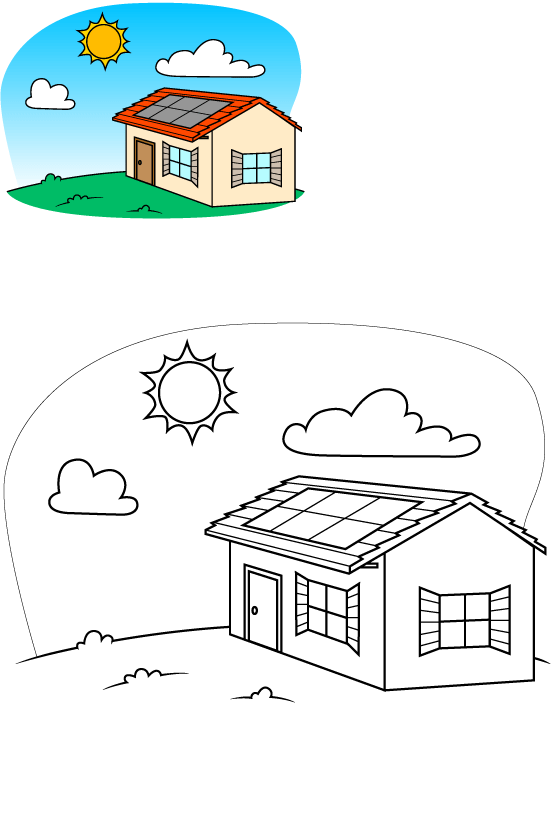 Energia, oszczędzanie, ekoźródła kolorowanki